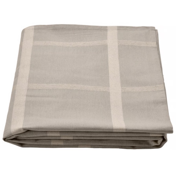 IKEA NISSOGA Tablecloth, Gray, 57"x94" (005.550.47) NEW - Picture 1 of 4